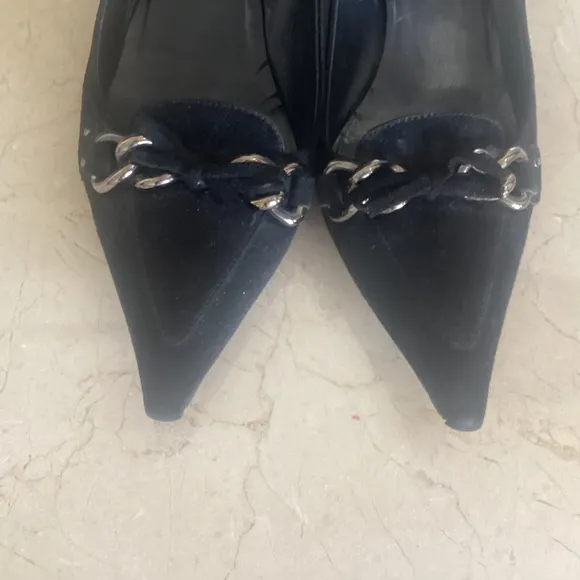 Prada Suede Kitten Heels
