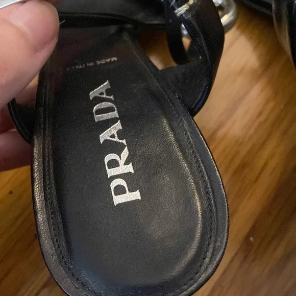 Prada Women’s Black Kitten Heels Size 36.5
