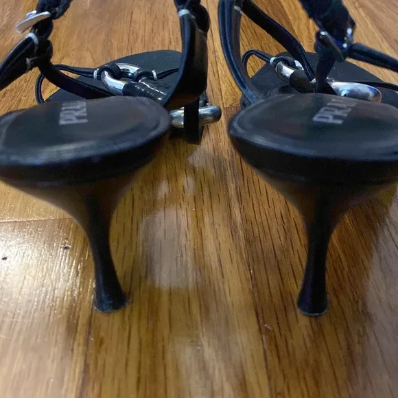 Prada Women’s Black Kitten Heels Size 36.5