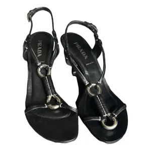 Prada Women’s Black Kitten Heels Size 36.5