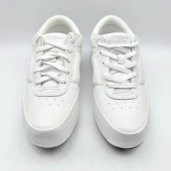 Propet Womens Walker Sneaker US 10 XW EU 41.5 White Leather NIB