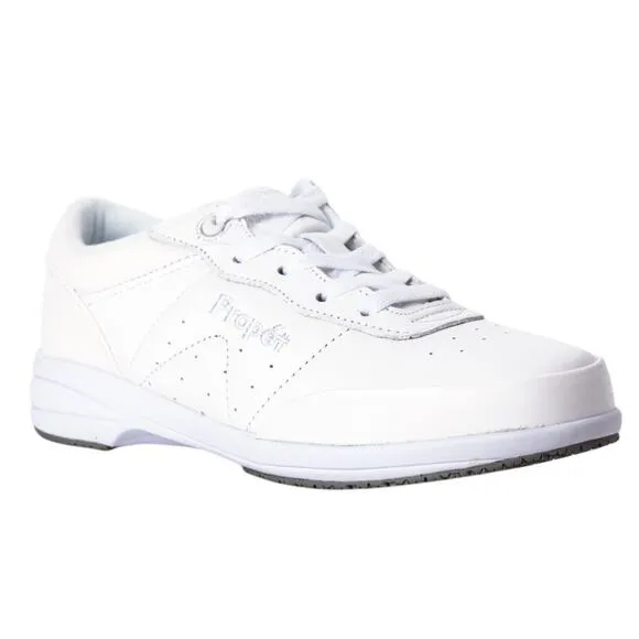 Propet Womens Walker Sneaker US 10 XW EU 41.5 White Leather NIB