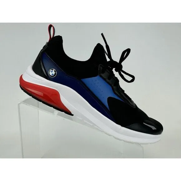 Puma BMW MMS Electron Mens Running Shoes 10.5-PRO Puma Black Strong Blue-EUC‎