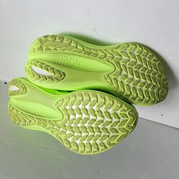 Puma Magmax Nitro Running Womens Yellow Sneakers Athletic Shoes 31008905 sz9 EUC