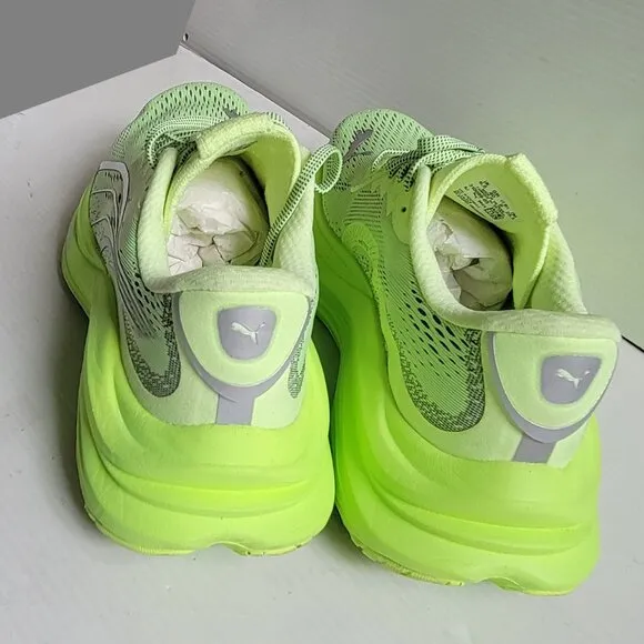 Puma Magmax Nitro Running Womens Yellow Sneakers Athletic Shoes 31008905 sz9 EUC