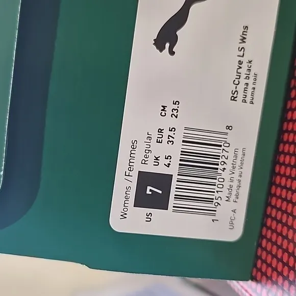 Puma RS Curve LS Women's Sneakers Shoes NWB Size 7