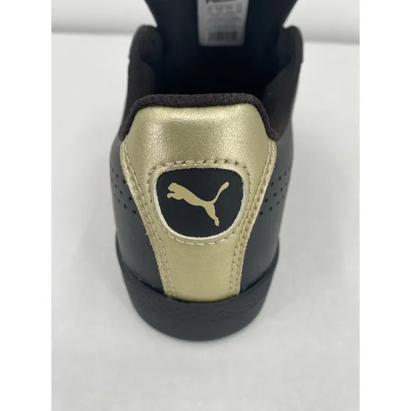 PUMA Smash Performance Leather Metallic Shoes NIB