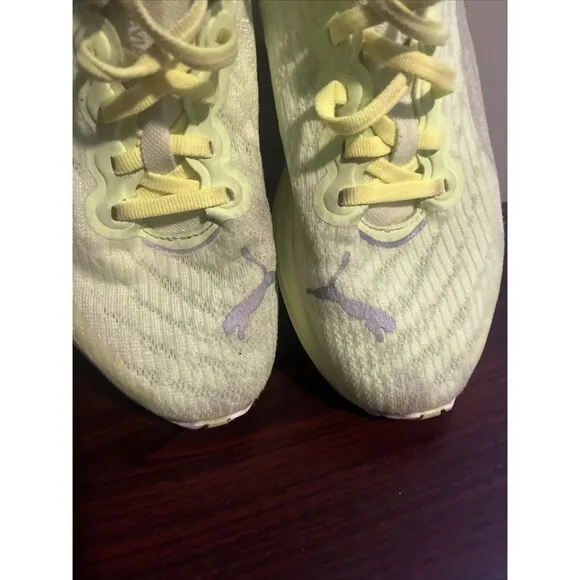 Puma Womens Deviate Nitro 2 Green Running Shoes Sneakers Size 8