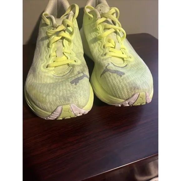 Puma Womens Deviate Nitro 2 Green Running Shoes Sneakers Size 8
