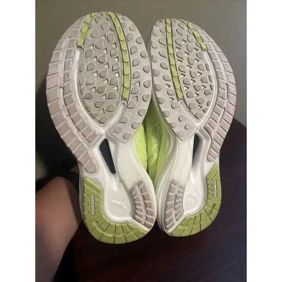 Puma Womens Deviate Nitro 2 Green Running Shoes Sneakers Size 8