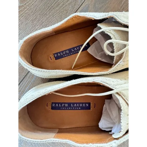 Purple Label - Ralph Lauren Collection Men’s Suede Oxford Shoes Size 8 B