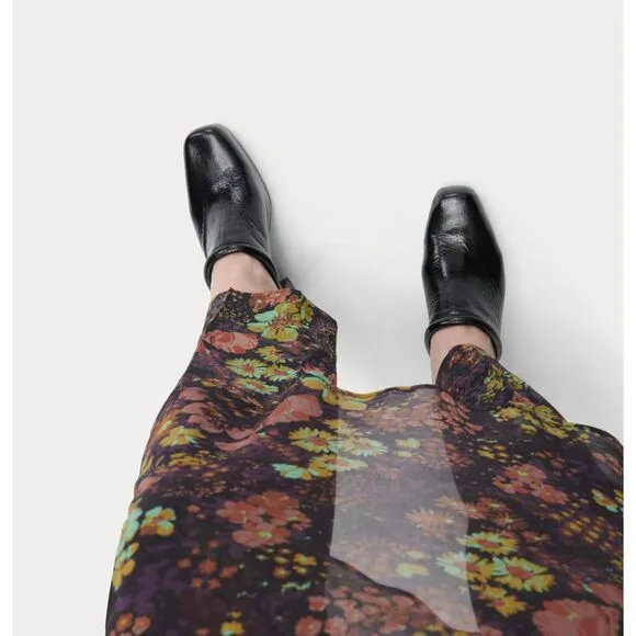 Rachel Comey Black Square Toe Chet Mules Clogs Slip On Patent Leather Size 5.5