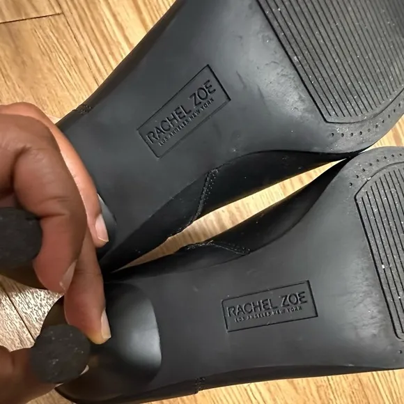 Rachel Zoe ankle black boots