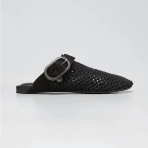 Rag &amp; Bone Ansley Net Buckle Flat Mules