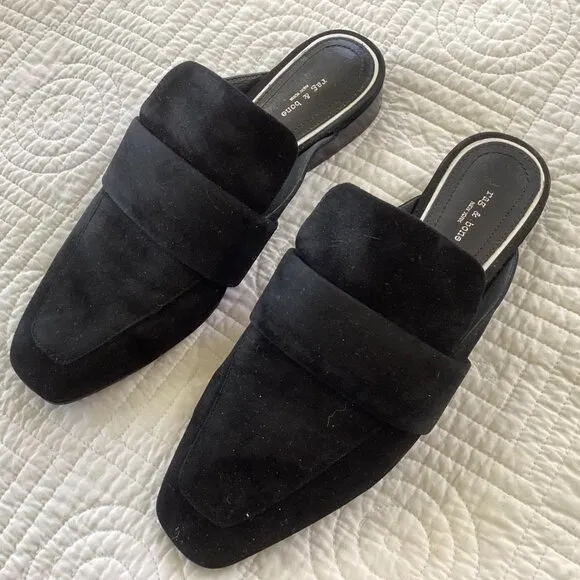 Rag &amp; Bone Aslen Suede Loafer Mules Size 37