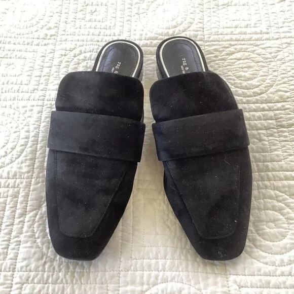 Rag &amp; Bone Aslen Suede Loafer Mules Size 37