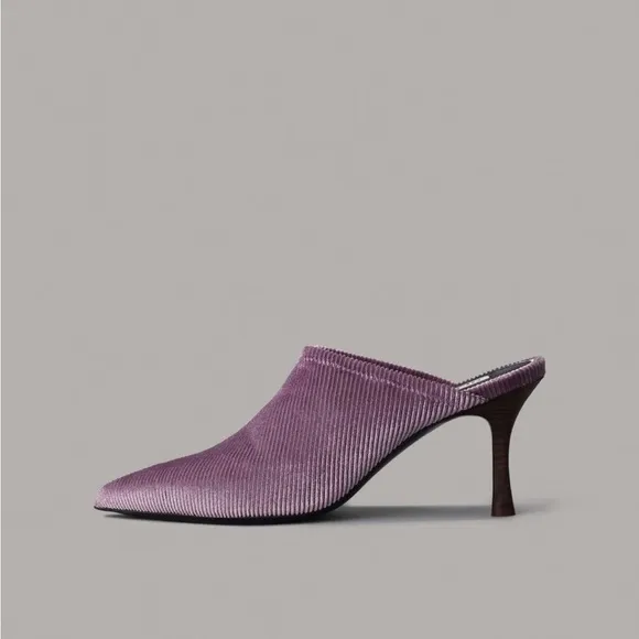 Rag &amp; Bone Brea Mule Velour Corduroy