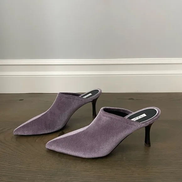 Rag &amp; Bone Brea Mule Velour Corduroy