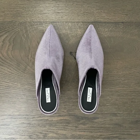 Rag &amp; Bone Brea Mule Velour Corduroy
