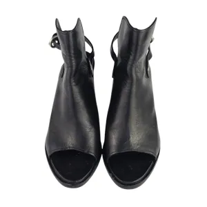 Rag &amp; Bone Leather Slingback Peep Toe Booties