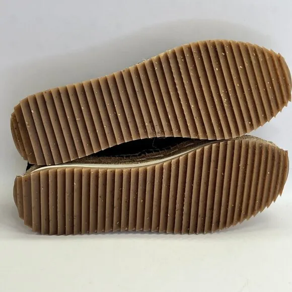 rag &amp; bone  Women's Espadrille Runner Size 39 in Black Suede Slip On Jute Trim