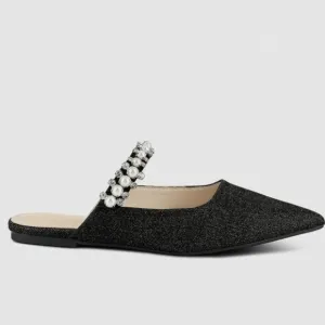 RAG &amp; CO Geode Pearl Embellished Slip On Mules ~ NWT