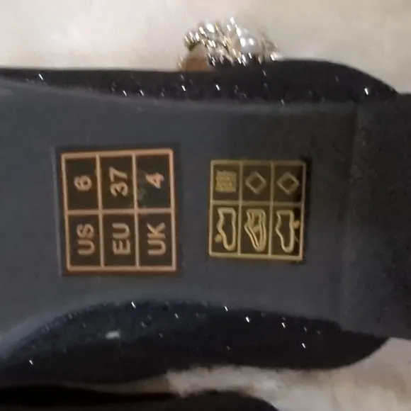RAG &amp; CO Geode Pearl Embellished Slip On Mules ~ NWT