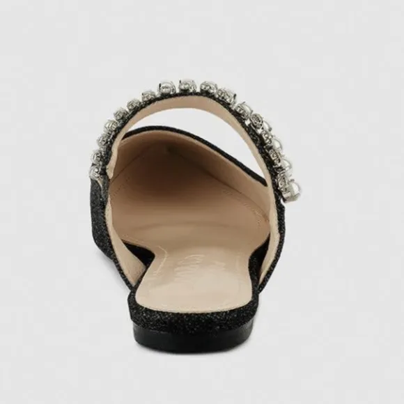 RAG &amp; CO Geode Pearl Embellished Slip On Mules ~ NWT