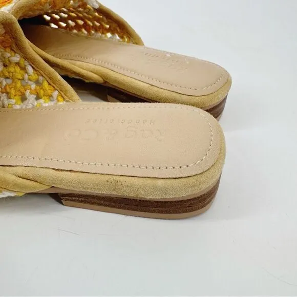 Rag N Co Mariana Woven Flat Mules With Tassels New US 8