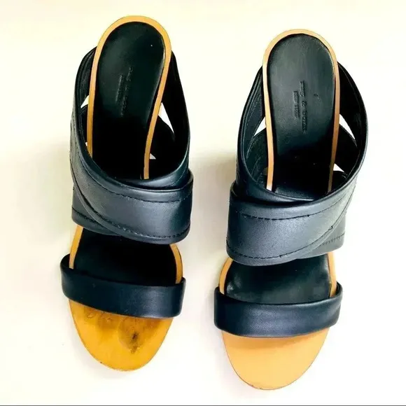 Rag &amp; Bone Shaw Mules In Black