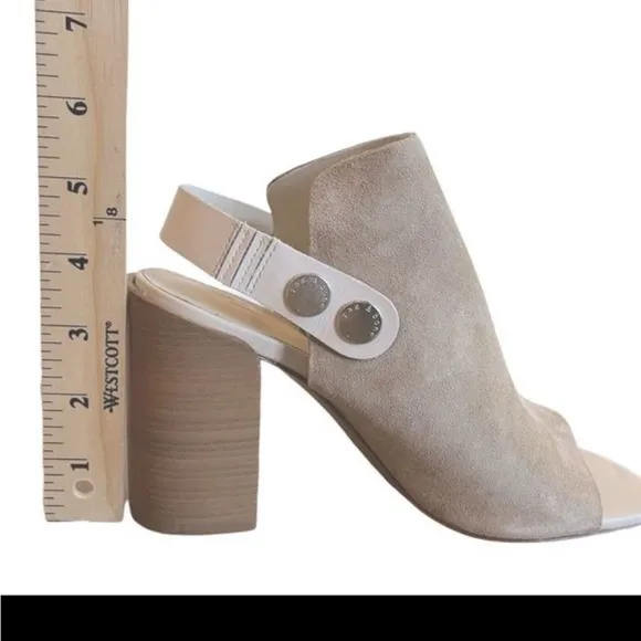 Rag&amp;Bone LEIGH STUCCO SUEDE Heels Size- 40/10 NWT