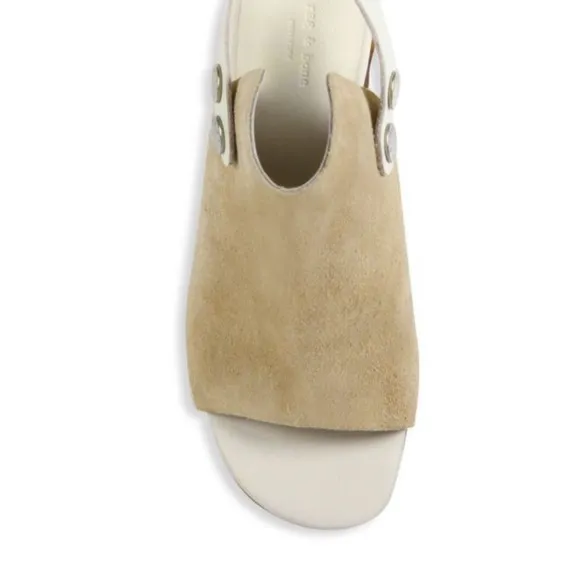Rag&amp;Bone LEIGH STUCCO SUEDE Heels Size- 40/10 NWT