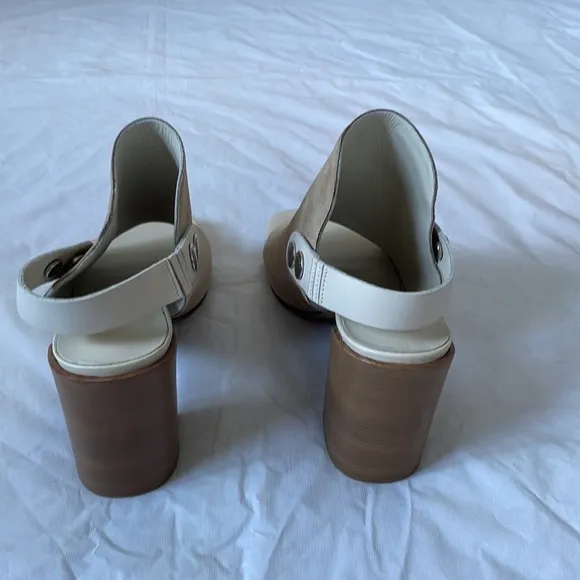 Rag&amp;Bone LEIGH STUCCO SUEDE Heels Size- 40/10 NWT