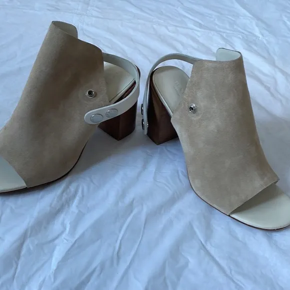 Rag&amp;Bone LEIGH STUCCO SUEDE Heels Size- 40/10 NWT