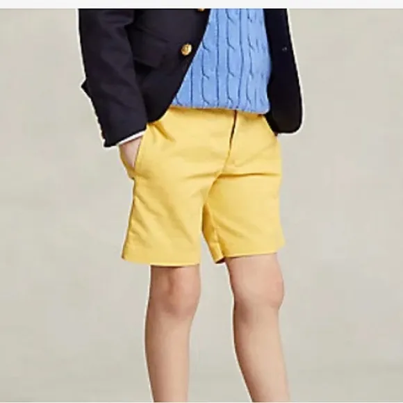 RALPH LAUREN Straight-Fit Flex Abrasion Twill Shorts 12