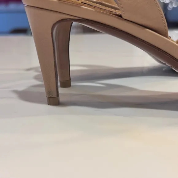 Ralph Lauren Women's Tan Slingback Heels
