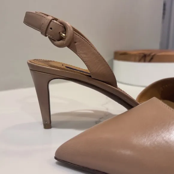 Ralph Lauren Women's Tan Slingback Heels
