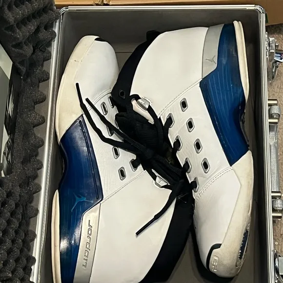 Rare 2002 Jordan 17 OG Wizards With case sz 11.5