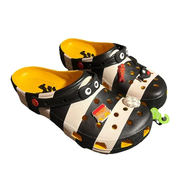 RARE Crocs Classic Clog McDonald's Hamburglar 209393-066 ---SIZE 13m/15W - New