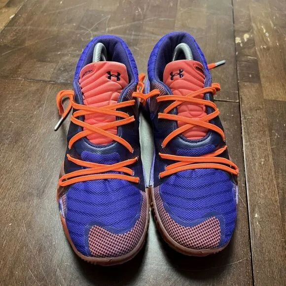 Rare Under Armour Anatomix Spawn Low Curry‎ Voodoo Basketball Shoes Mens 7.5