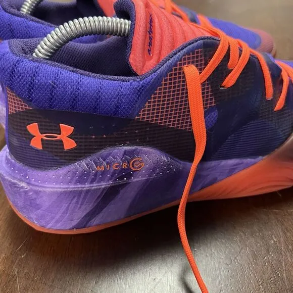 Rare Under Armour Anatomix Spawn Low Curry‎ Voodoo Basketball Shoes Mens 7.5