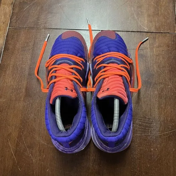 Rare Under Armour Anatomix Spawn Low Curry‎ Voodoo Basketball Shoes Mens 7.5