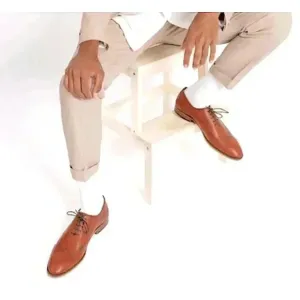 Rawls Men’s Oxfords Hamilton Designer Classic Leather Wingtip Finance Bro