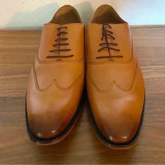 Rawls Men’s Oxfords Hamilton Designer Classic Leather Wingtip Finance Bro