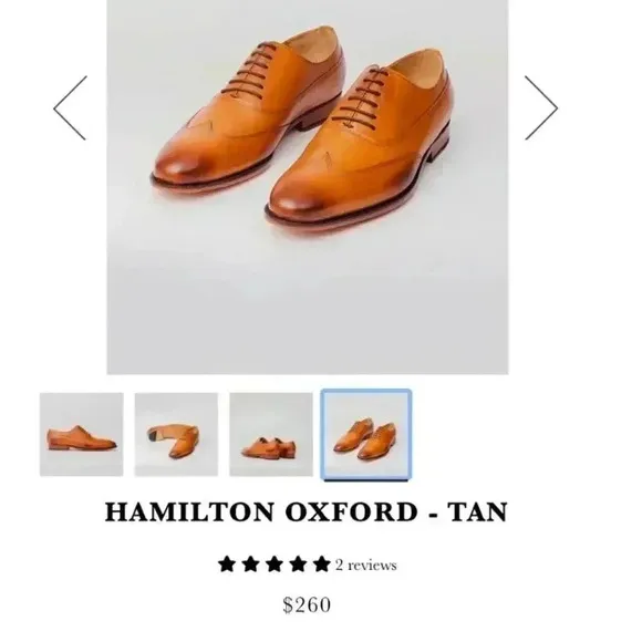 Rawls Men’s Oxfords Hamilton Designer Classic Leather Wingtip Finance Bro