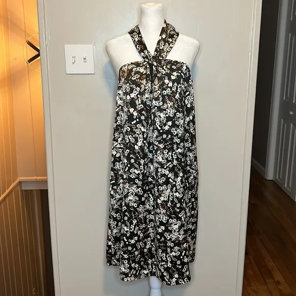Rebecca Minkoff Floral Halter Winnie Dress Retail $198 NWT Size Medium