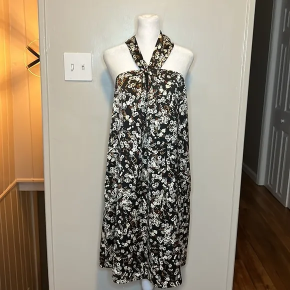 Rebecca Minkoff Floral Halter Winnie Dress Retail $198 NWT Size Medium