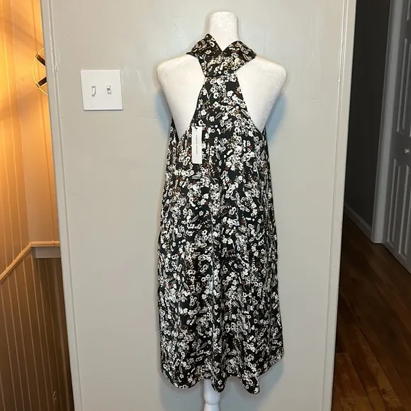 Rebecca Minkoff Floral Halter Winnie Dress Retail $198 NWT Size Medium