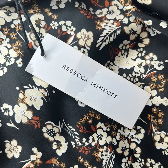Rebecca Minkoff Floral Halter Winnie Dress Retail $198 NWT Size Medium
