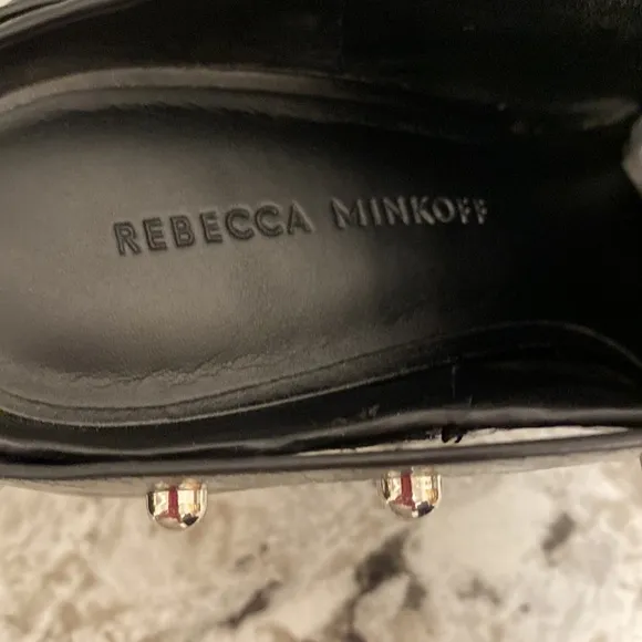 Rebecca Minkoff Sallest Studded Leather Heeled Mules